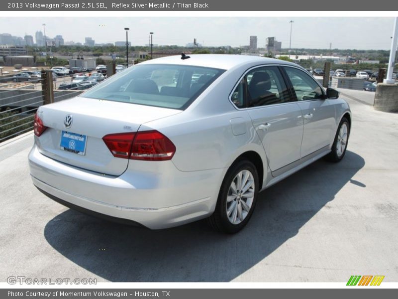 Reflex Silver Metallic / Titan Black 2013 Volkswagen Passat 2.5L SEL