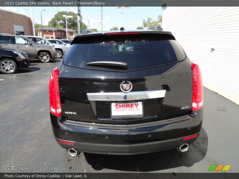 Black Raven / Titanium/Ebony 2012 Cadillac SRX Luxury