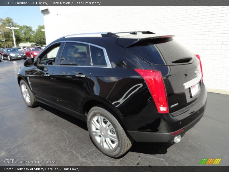 Black Raven / Titanium/Ebony 2012 Cadillac SRX Luxury