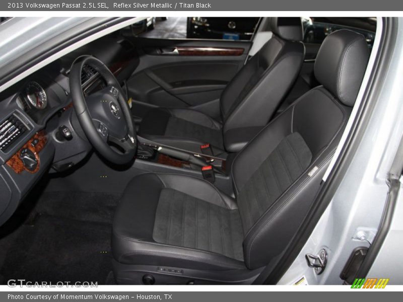 Reflex Silver Metallic / Titan Black 2013 Volkswagen Passat 2.5L SEL