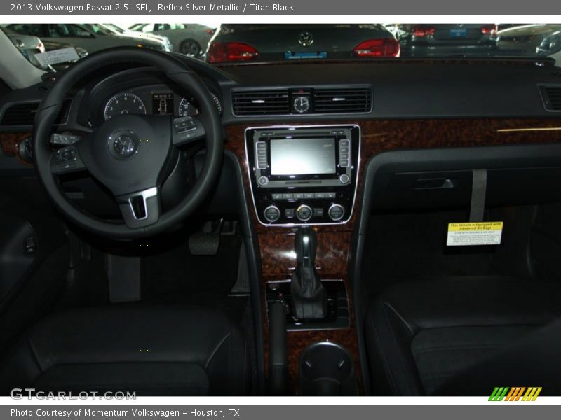 Reflex Silver Metallic / Titan Black 2013 Volkswagen Passat 2.5L SEL