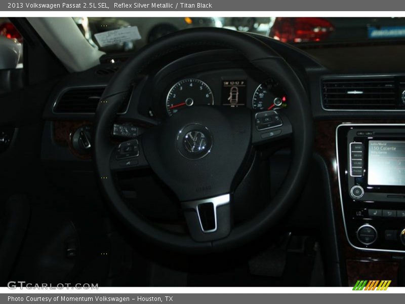 Reflex Silver Metallic / Titan Black 2013 Volkswagen Passat 2.5L SEL