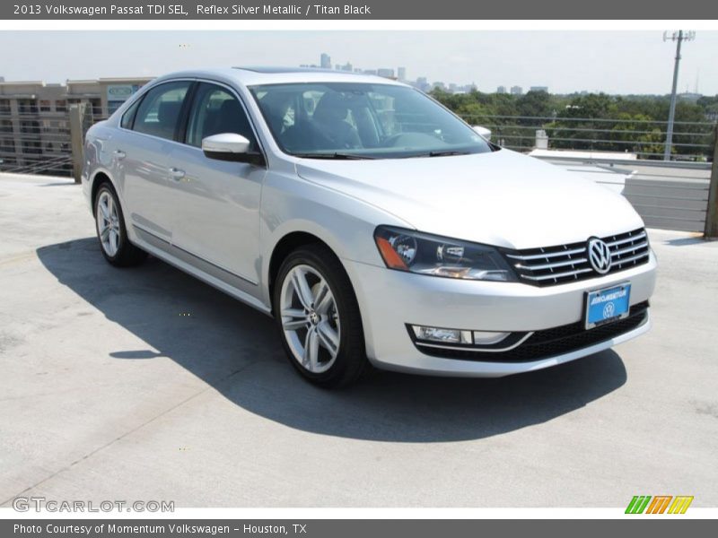 Reflex Silver Metallic / Titan Black 2013 Volkswagen Passat TDI SEL