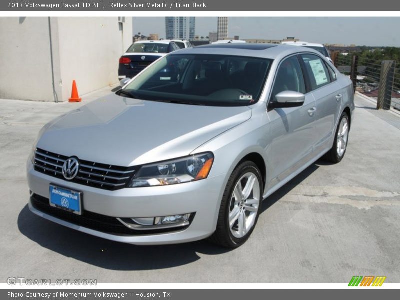 Reflex Silver Metallic / Titan Black 2013 Volkswagen Passat TDI SEL