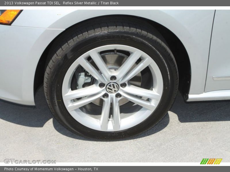 Reflex Silver Metallic / Titan Black 2013 Volkswagen Passat TDI SEL
