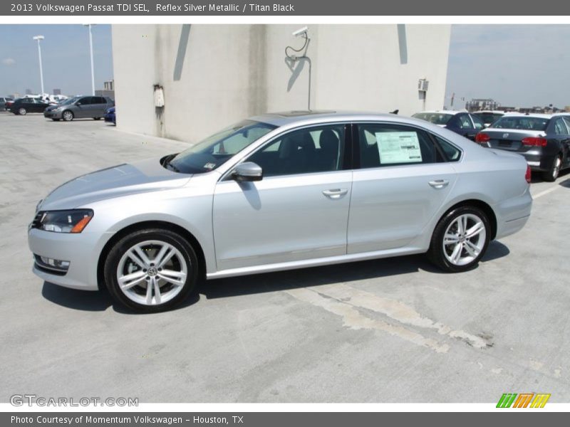 Reflex Silver Metallic / Titan Black 2013 Volkswagen Passat TDI SEL