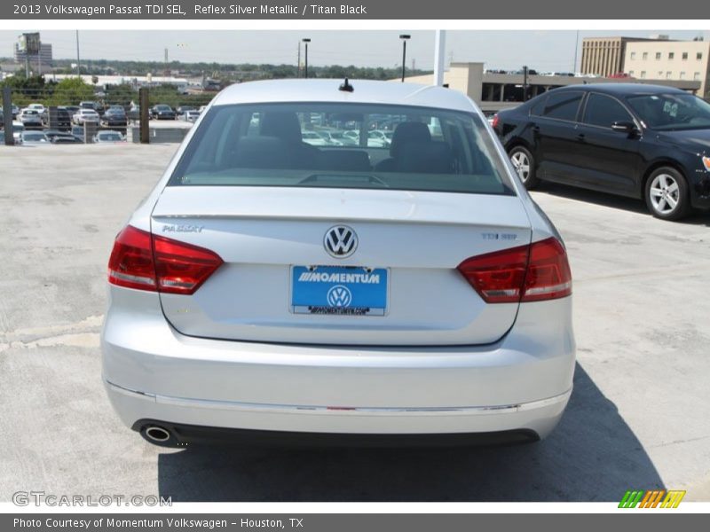 Reflex Silver Metallic / Titan Black 2013 Volkswagen Passat TDI SEL