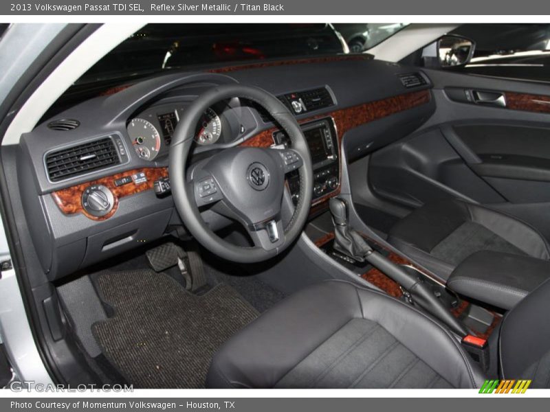 Reflex Silver Metallic / Titan Black 2013 Volkswagen Passat TDI SEL