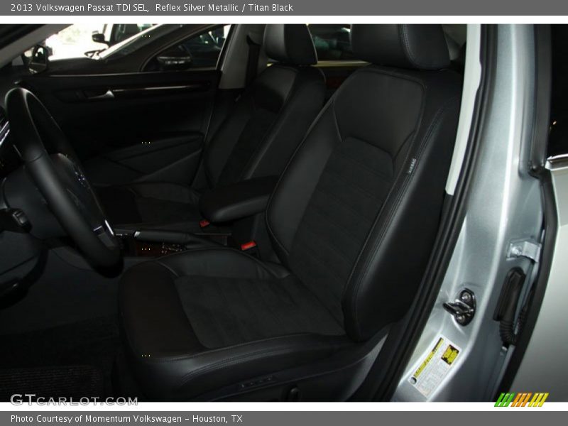 Reflex Silver Metallic / Titan Black 2013 Volkswagen Passat TDI SEL