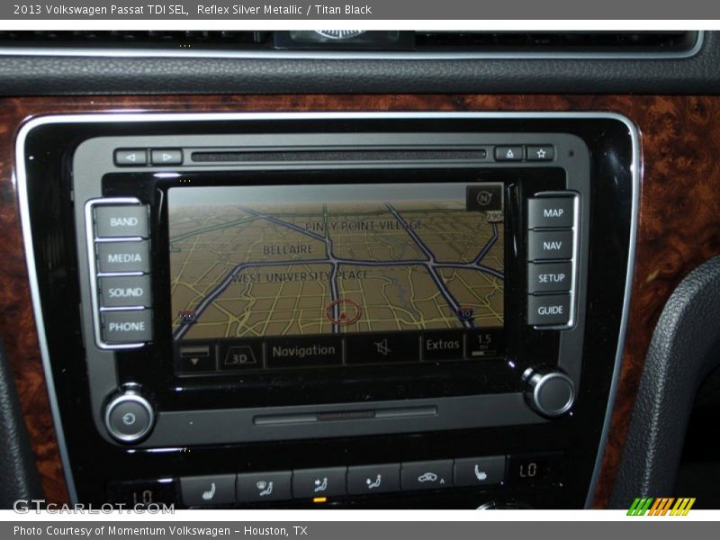Reflex Silver Metallic / Titan Black 2013 Volkswagen Passat TDI SEL