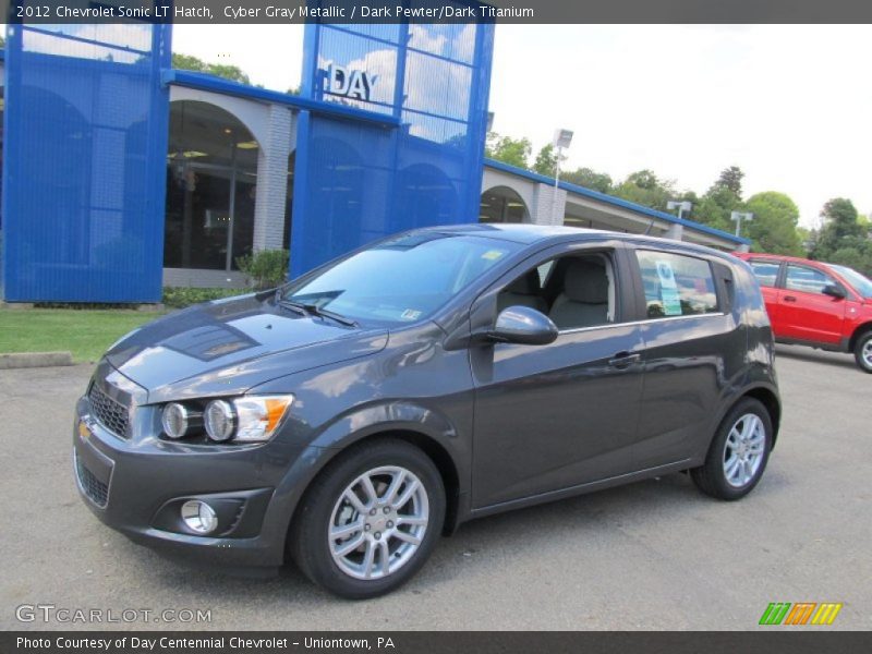 Cyber Gray Metallic / Dark Pewter/Dark Titanium 2012 Chevrolet Sonic LT Hatch