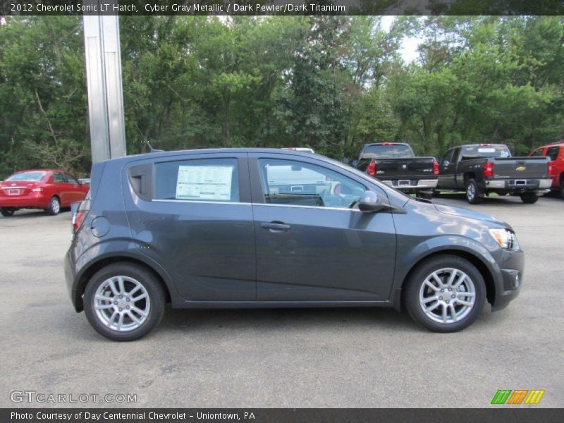 Cyber Gray Metallic / Dark Pewter/Dark Titanium 2012 Chevrolet Sonic LT Hatch
