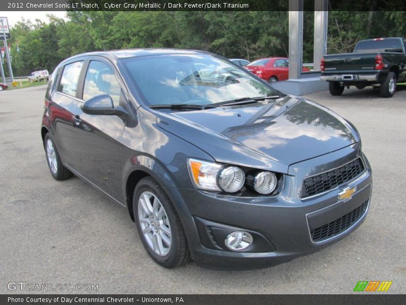 Cyber Gray Metallic / Dark Pewter/Dark Titanium 2012 Chevrolet Sonic LT Hatch