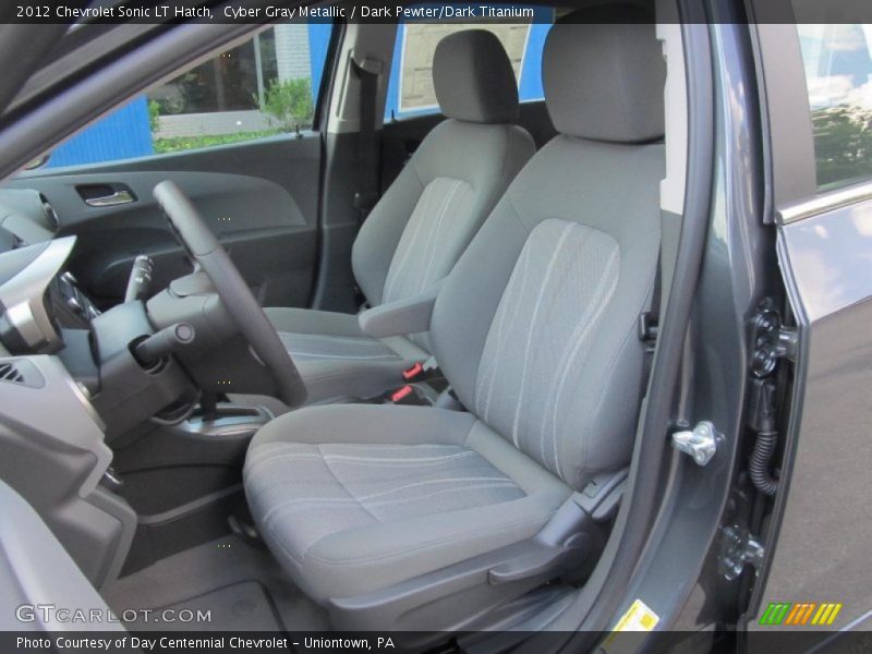 Cyber Gray Metallic / Dark Pewter/Dark Titanium 2012 Chevrolet Sonic LT Hatch