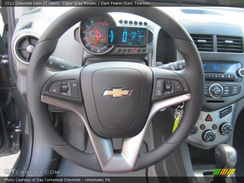 Cyber Gray Metallic / Dark Pewter/Dark Titanium 2012 Chevrolet Sonic LT Hatch
