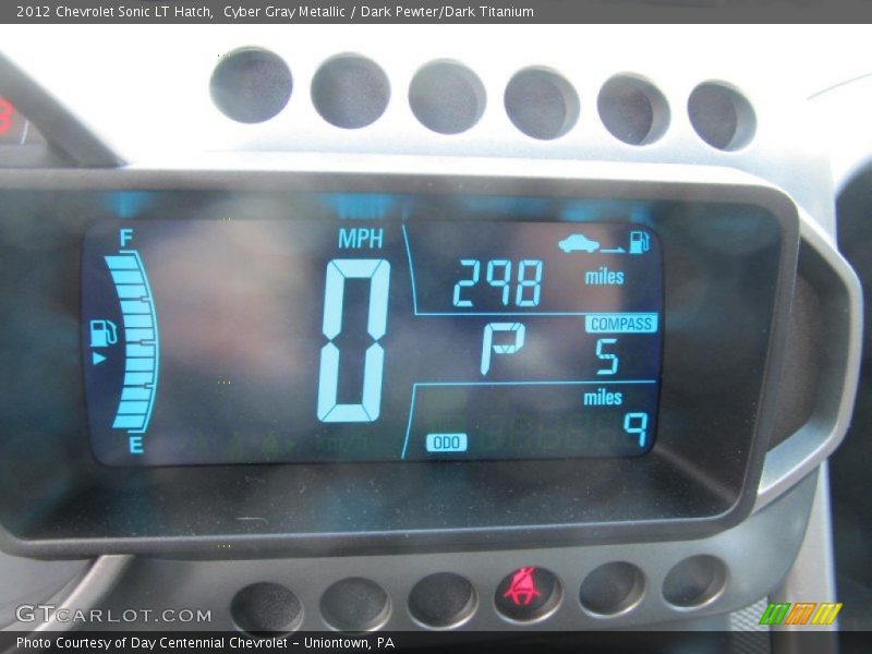 Cyber Gray Metallic / Dark Pewter/Dark Titanium 2012 Chevrolet Sonic LT Hatch