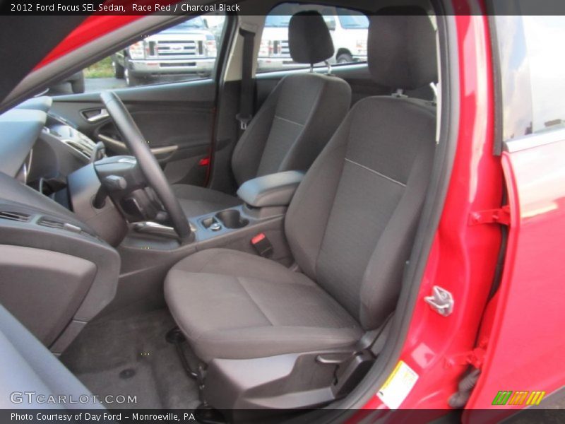 Race Red / Charcoal Black 2012 Ford Focus SEL Sedan