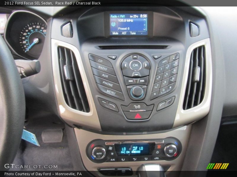 Race Red / Charcoal Black 2012 Ford Focus SEL Sedan