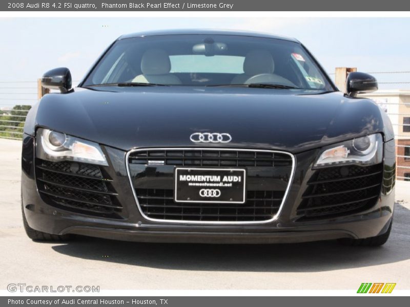 Phantom Black Pearl Effect / Limestone Grey 2008 Audi R8 4.2 FSI quattro