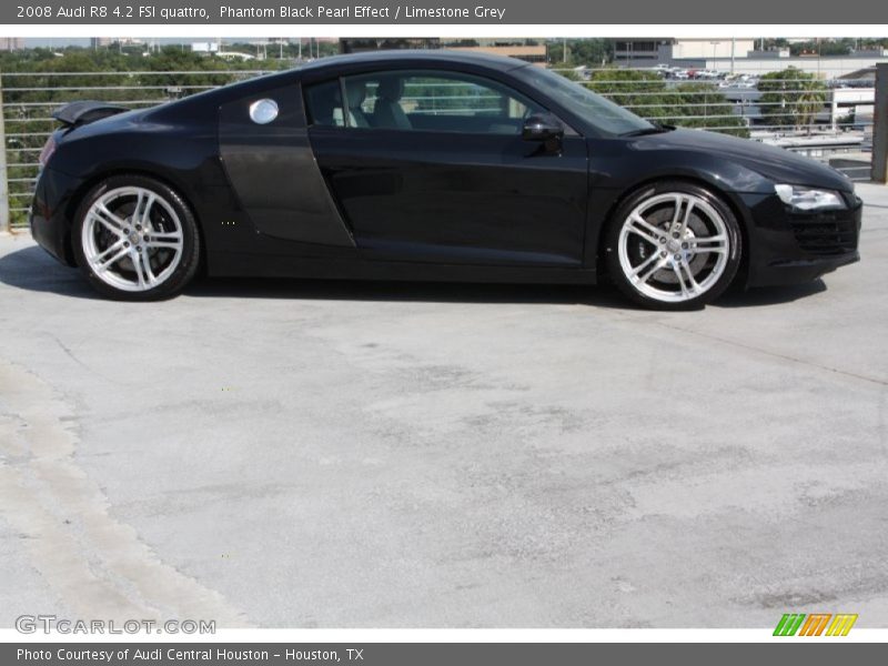 Phantom Black Pearl Effect / Limestone Grey 2008 Audi R8 4.2 FSI quattro