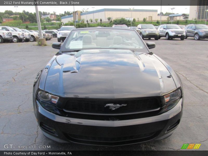 Black / Stone 2012 Ford Mustang V6 Convertible