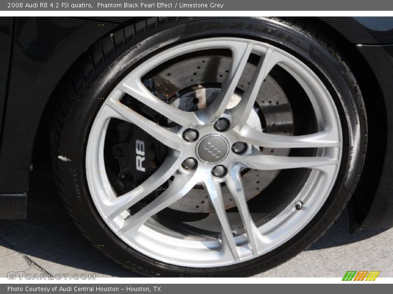 Phantom Black Pearl Effect / Limestone Grey 2008 Audi R8 4.2 FSI quattro