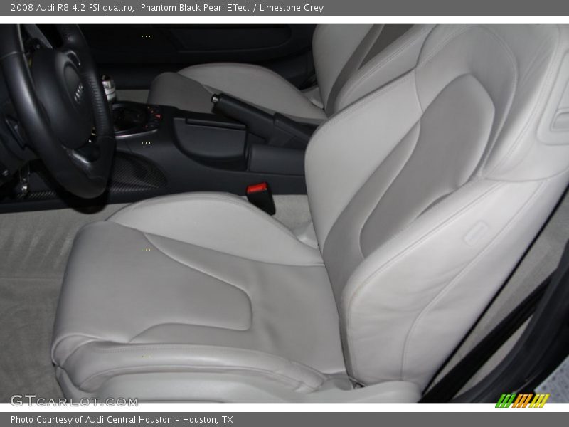  2008 R8 4.2 FSI quattro Limestone Grey Interior