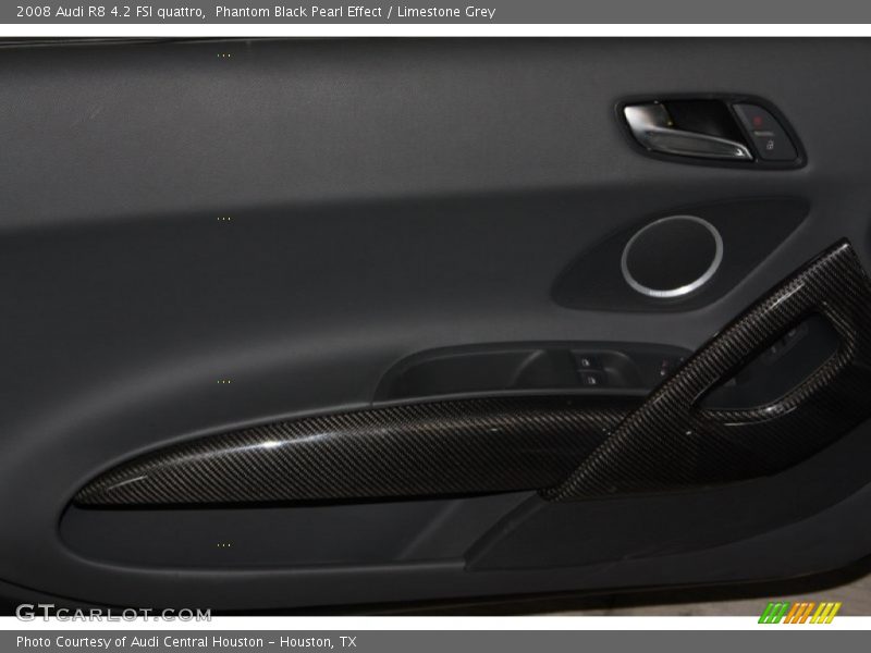 Phantom Black Pearl Effect / Limestone Grey 2008 Audi R8 4.2 FSI quattro