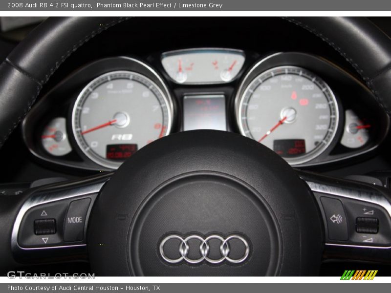 Phantom Black Pearl Effect / Limestone Grey 2008 Audi R8 4.2 FSI quattro