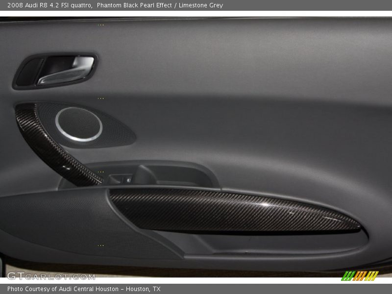 Phantom Black Pearl Effect / Limestone Grey 2008 Audi R8 4.2 FSI quattro