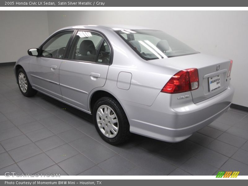 Satin Silver Metallic / Gray 2005 Honda Civic LX Sedan
