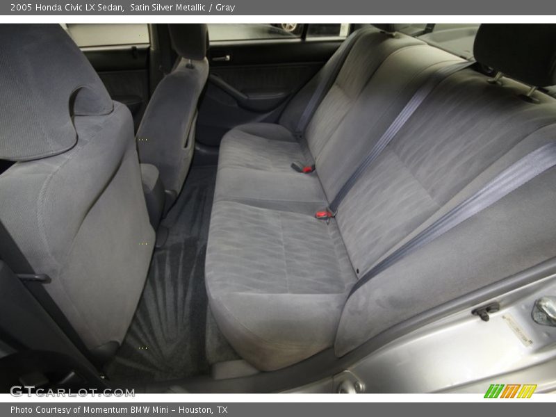 Satin Silver Metallic / Gray 2005 Honda Civic LX Sedan