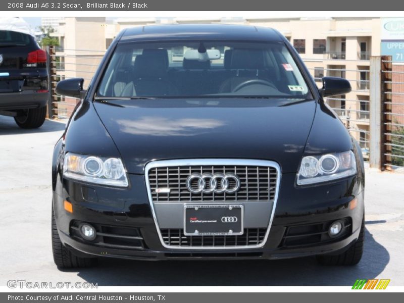 Brilliant Black / Black 2008 Audi A6 3.2 Sedan