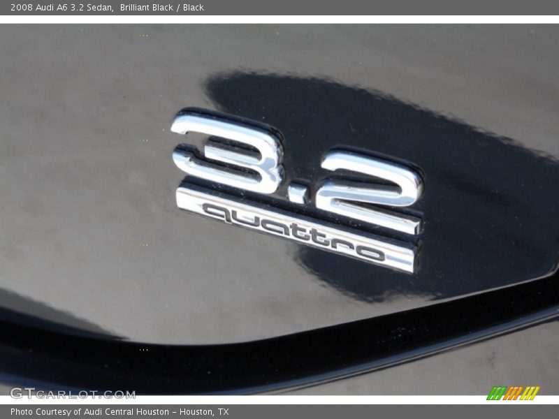 Brilliant Black / Black 2008 Audi A6 3.2 Sedan