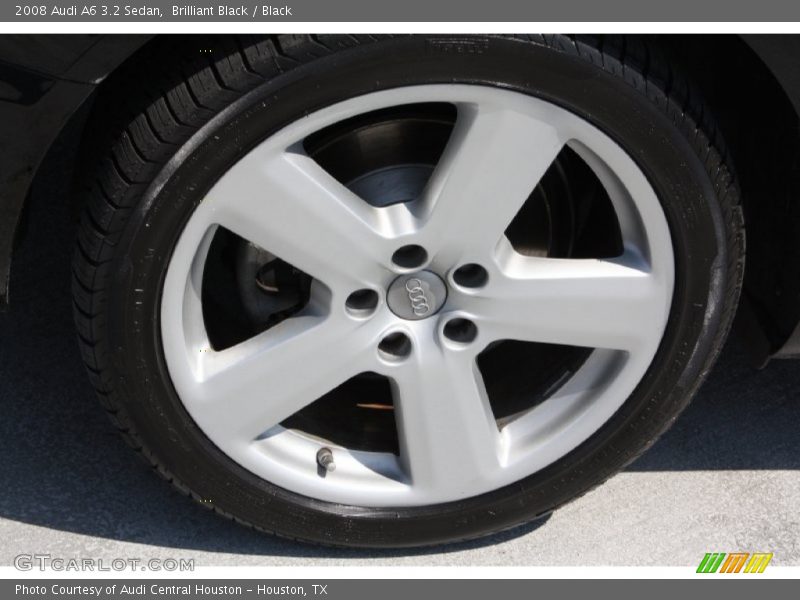 Brilliant Black / Black 2008 Audi A6 3.2 Sedan
