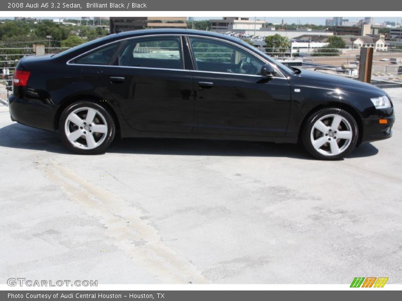 Brilliant Black / Black 2008 Audi A6 3.2 Sedan