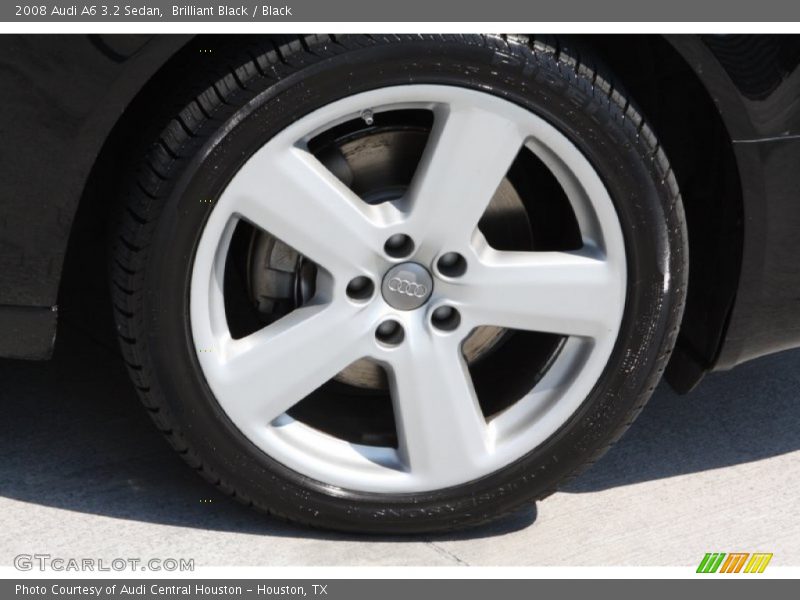 Brilliant Black / Black 2008 Audi A6 3.2 Sedan