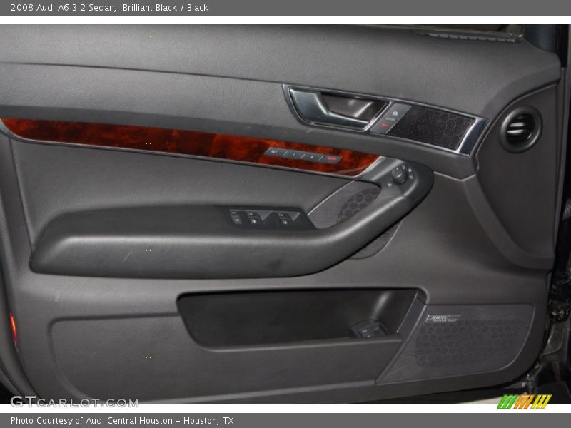 Brilliant Black / Black 2008 Audi A6 3.2 Sedan
