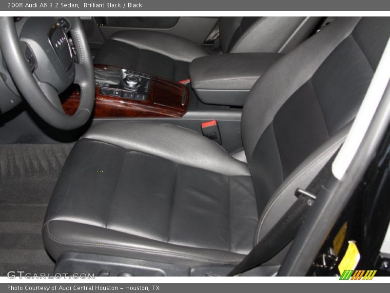 Brilliant Black / Black 2008 Audi A6 3.2 Sedan