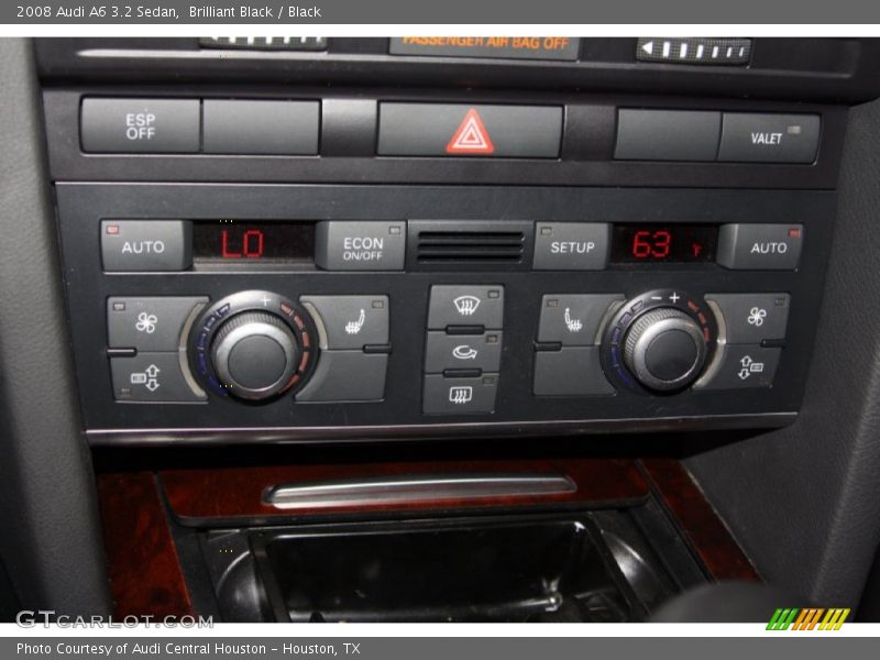 Brilliant Black / Black 2008 Audi A6 3.2 Sedan