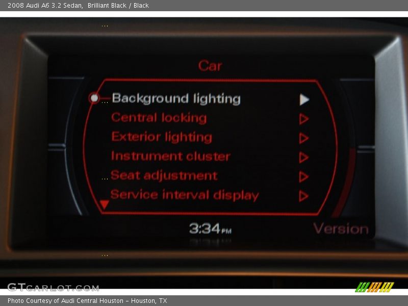Brilliant Black / Black 2008 Audi A6 3.2 Sedan