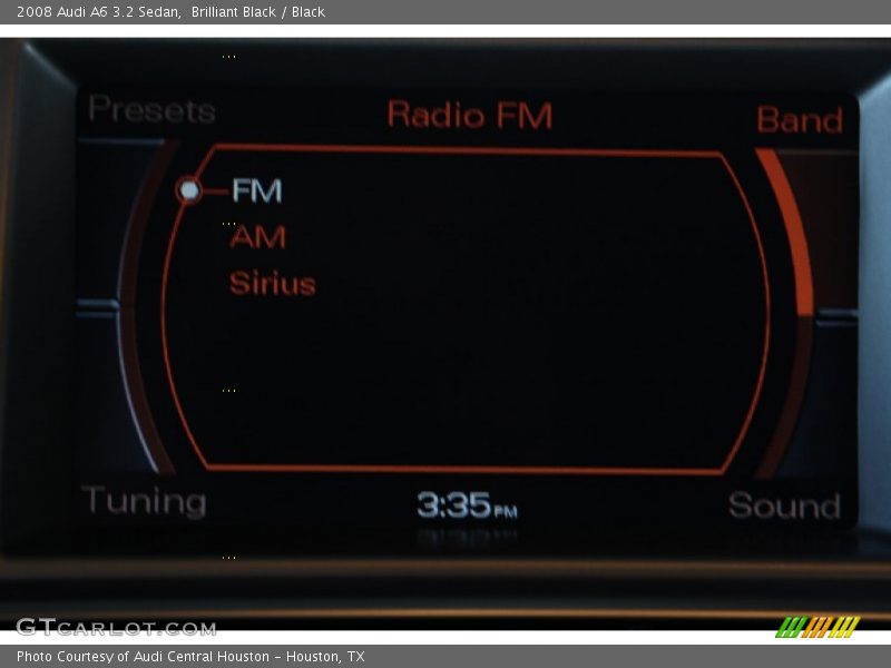 Brilliant Black / Black 2008 Audi A6 3.2 Sedan