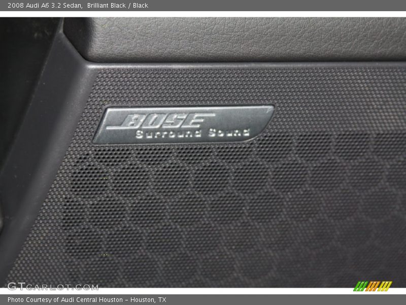 Brilliant Black / Black 2008 Audi A6 3.2 Sedan