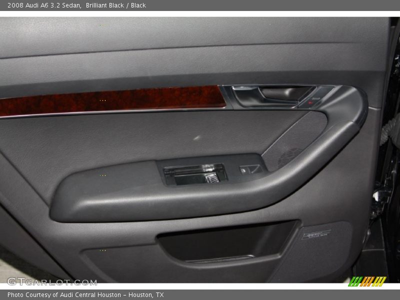 Brilliant Black / Black 2008 Audi A6 3.2 Sedan