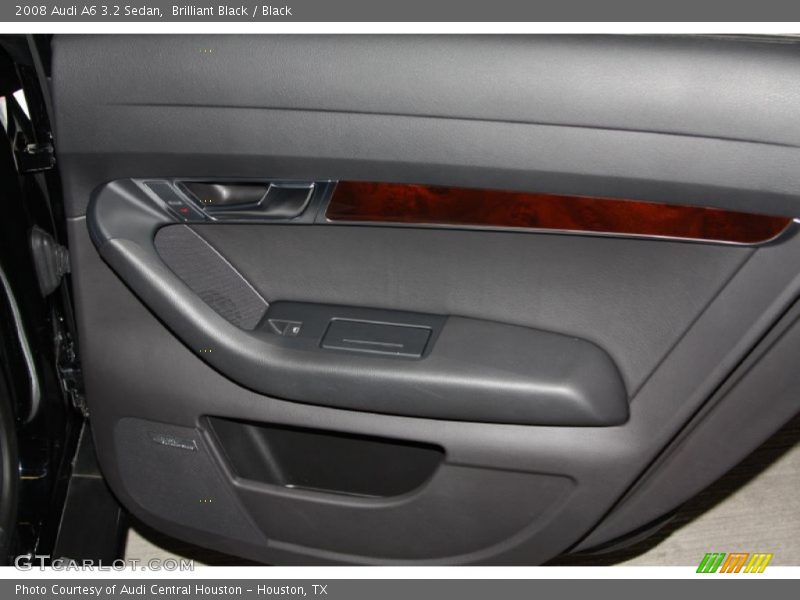 Brilliant Black / Black 2008 Audi A6 3.2 Sedan