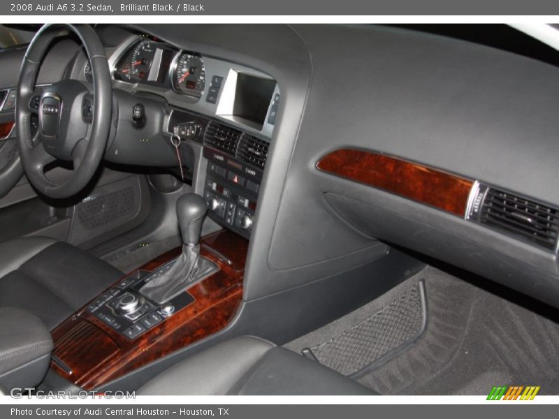 Brilliant Black / Black 2008 Audi A6 3.2 Sedan