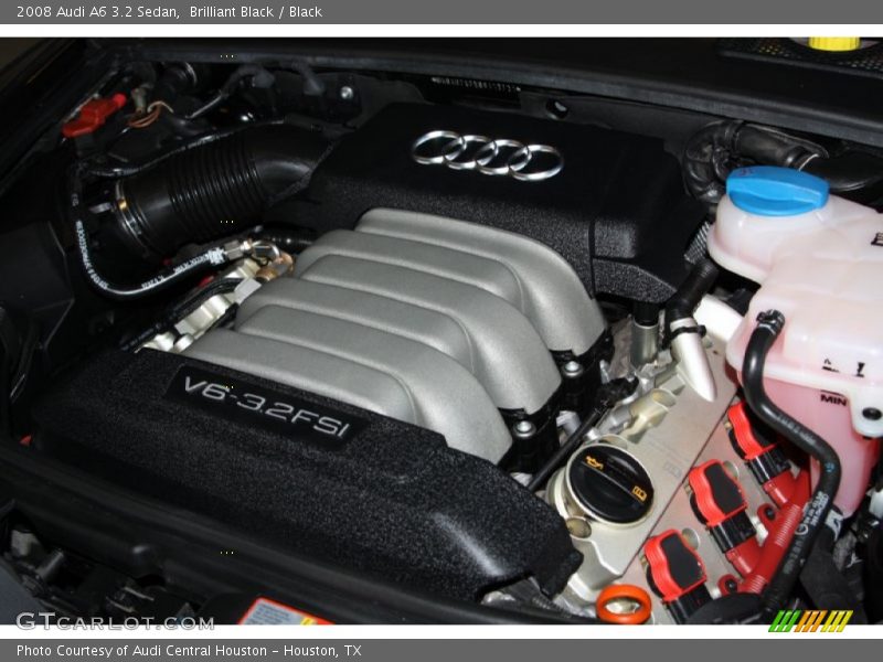 Brilliant Black / Black 2008 Audi A6 3.2 Sedan