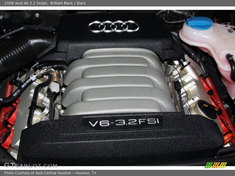 Brilliant Black / Black 2008 Audi A6 3.2 Sedan