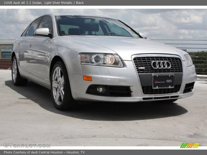Light Silver Metallic / Black 2008 Audi A6 3.2 Sedan