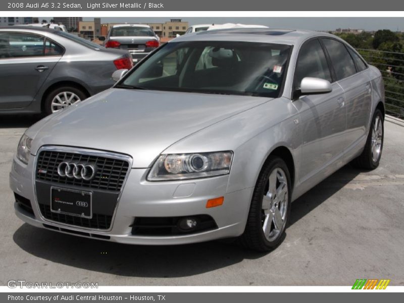 Light Silver Metallic / Black 2008 Audi A6 3.2 Sedan